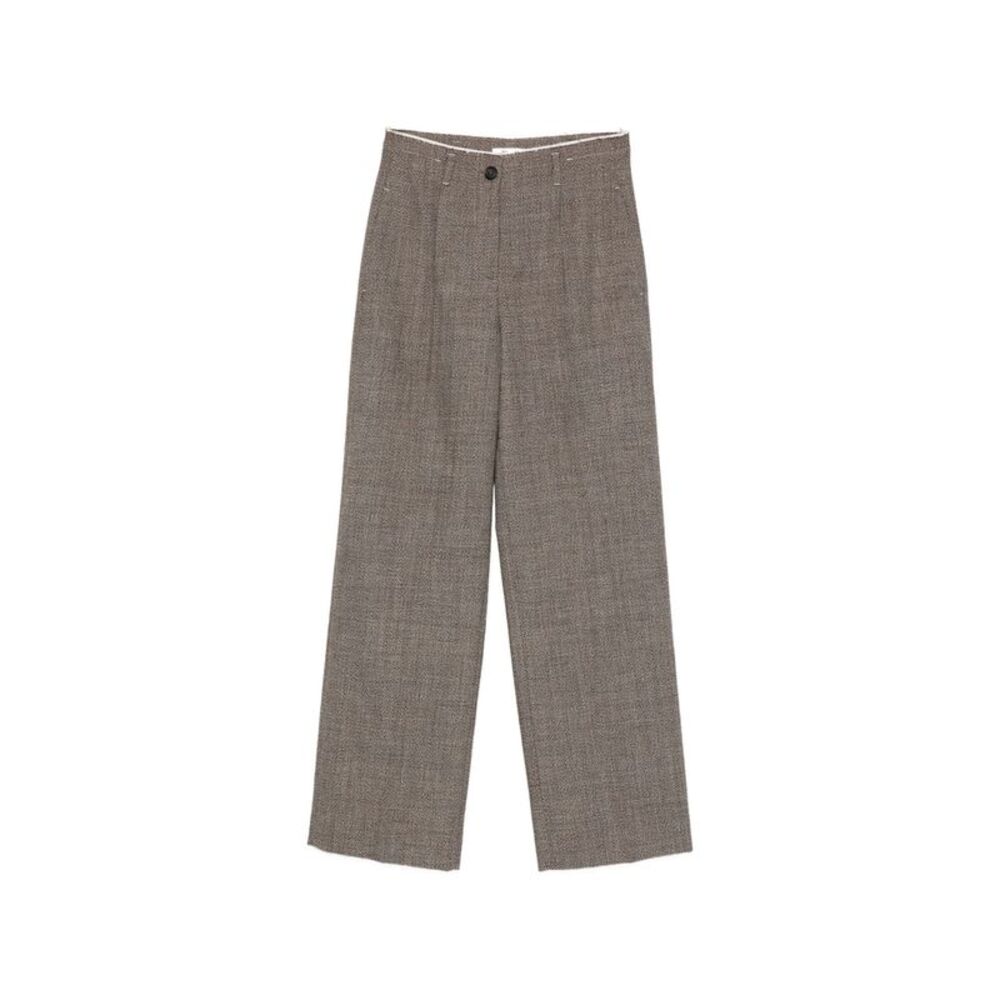 Tela Brown Trousers - Straight Trousers Women